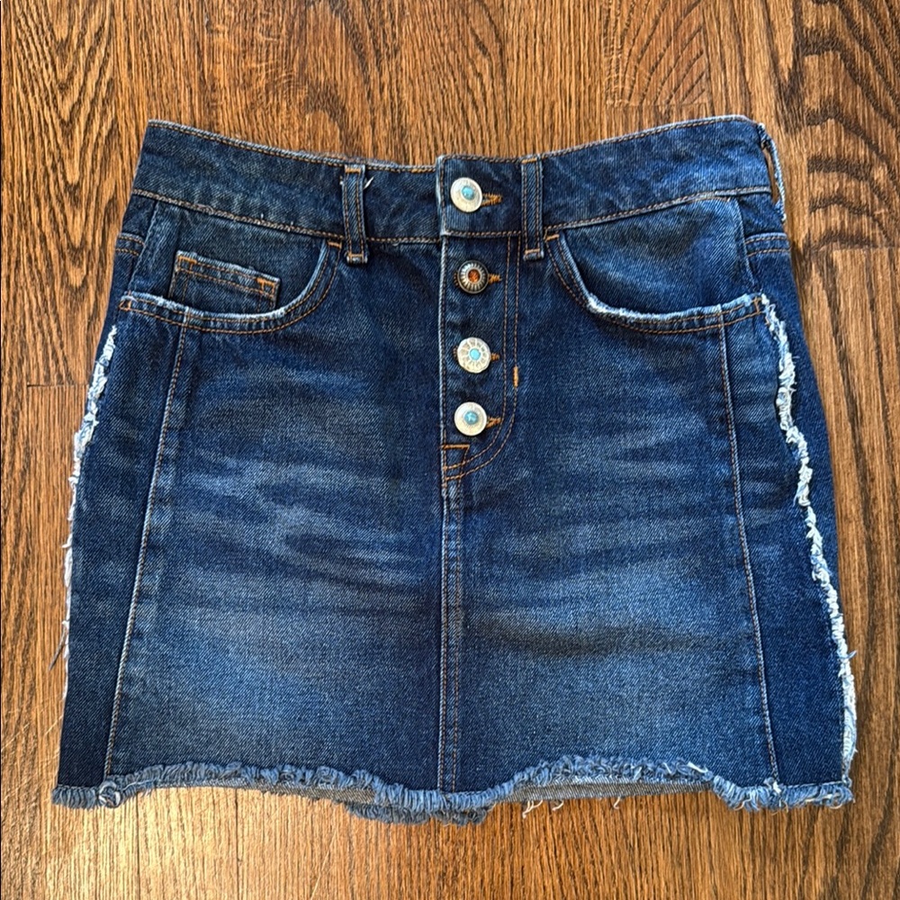 Zara Denim Mini Skirt